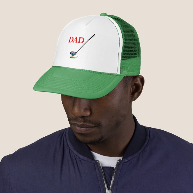 GOLF DAD, Club, Cool Golf Trucker Hat (In Situ)