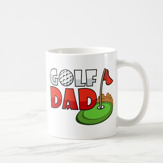 Golf Dad Coffee Mug (Right)