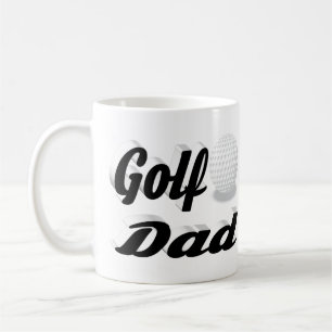 Golf Dad half text Coffee Mug
