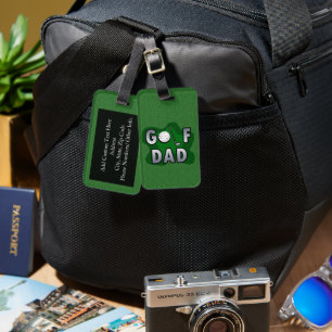 Golf Dad Luggage Tag
