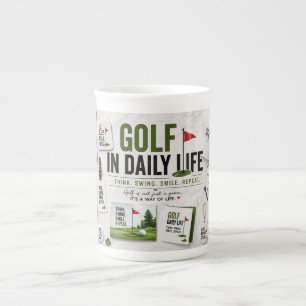 Golf Daily Life Collection Bone China Mug