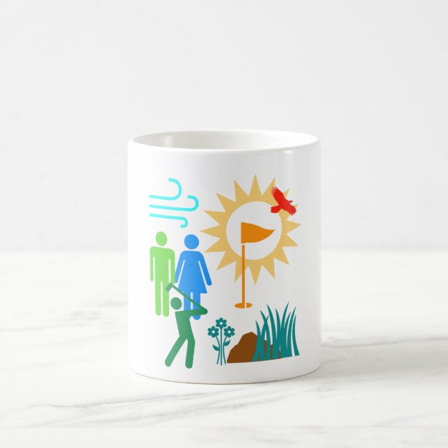 Golf Day Coffee Mug (Center)