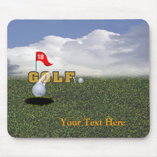 Golf Design #2 Mouse Pad (Front)
