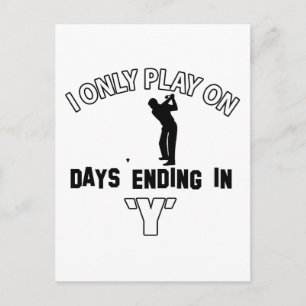 golf Designs Postcard