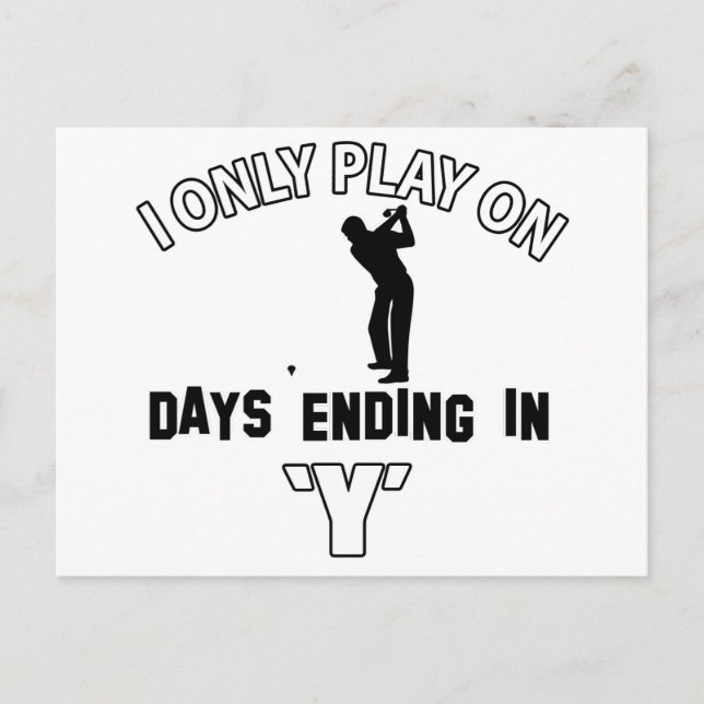 golf Designs Postcard (Front)