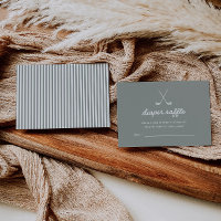 Golf Diaper Raffle Enclosure Card