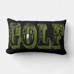 Golf Dimensional Picture Logo, Lumbar Cushion