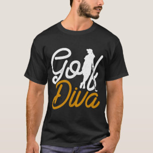 Golf Diva Girl Golfer T-Shirt