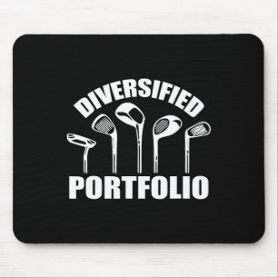 Golf Diversified Portfolio Funny Business Entrepre Mouse Pad