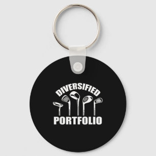 Golf Diversified Rtfolio Funny Business Entreprene Key Ring
