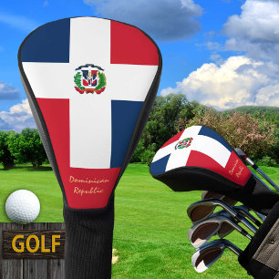 Golf Dominican Republic & Flag /Golf Clubs Covers