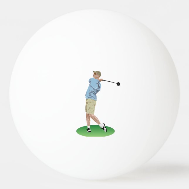 Golf Drive Ping Pong Ball (Front)
