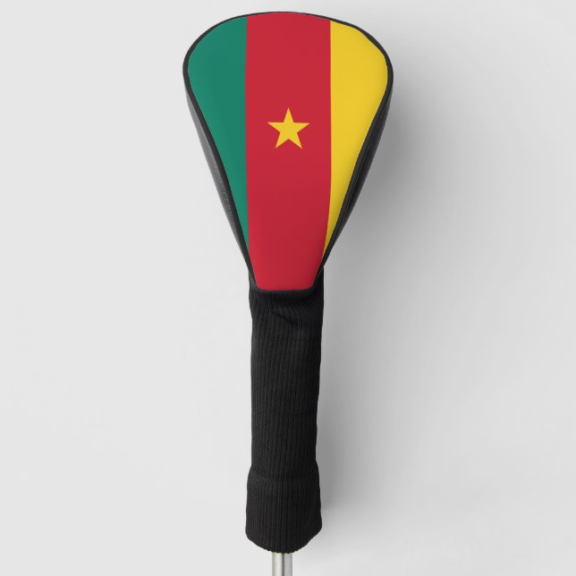 Golf Driver Cover with Flag of Cameroon (Front)