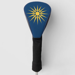 Golf Driver Cover with Flag of Macedonia, Greece