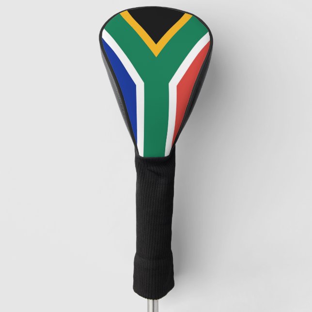 Golf Driver Cover with Flag of South Africa (Front)