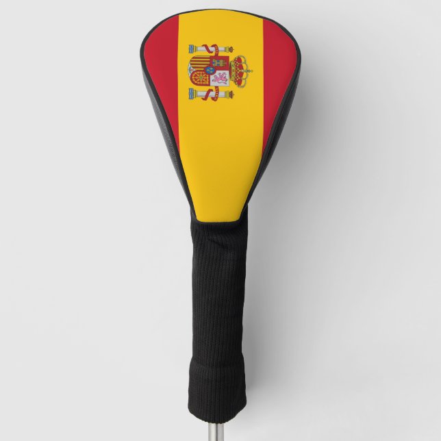 Golf Driver Cover with Flag of Spain (Front)