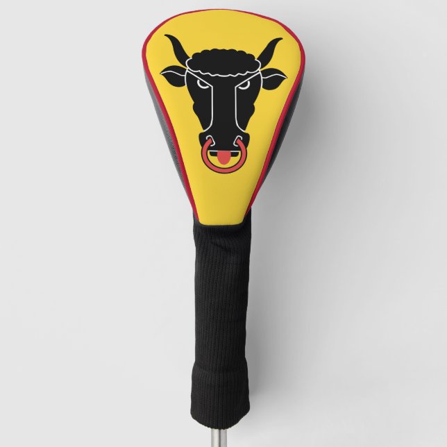 Golf Driver Cover with Flag of Uri Canton, Swiss (Front)