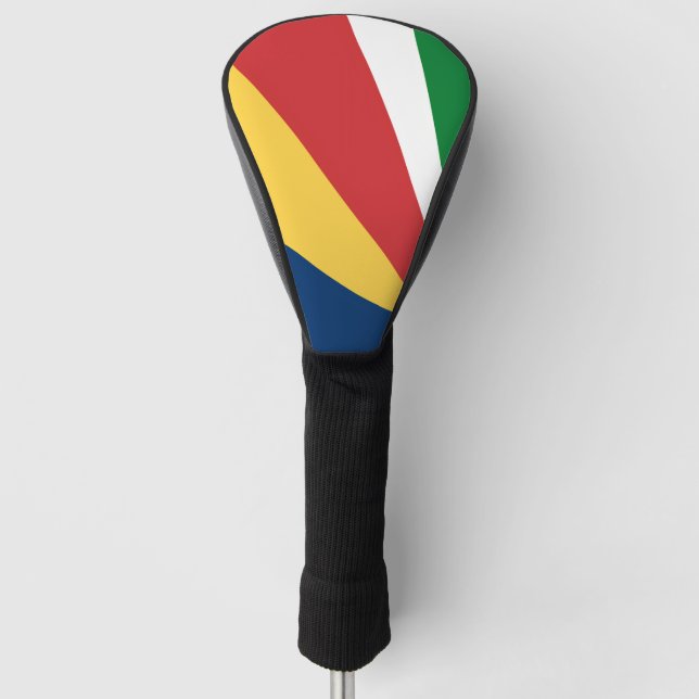 Golf Driver Cover with Seychelles Colours (Front)