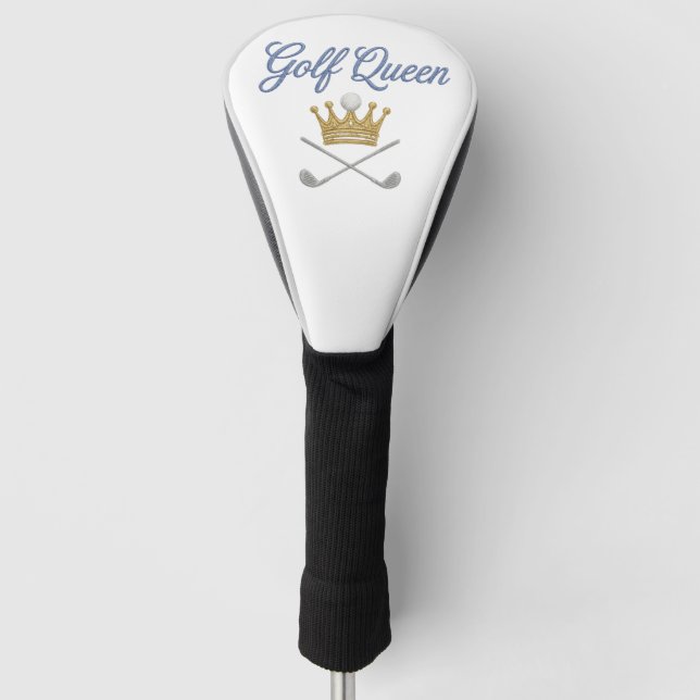 Golf Driver Head Cover Gift For Her (Front)