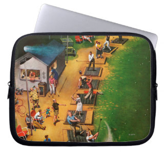 Golf Driving Range by John Falter Laptop Sleeve