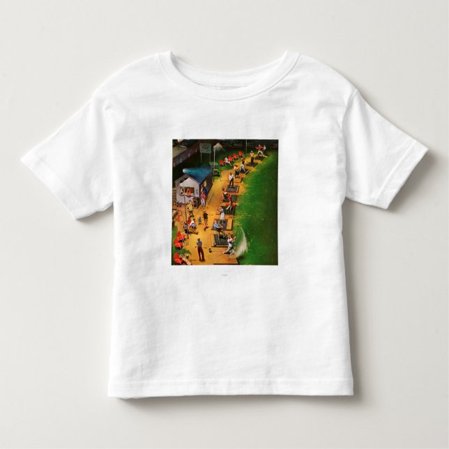 Golf Driving Range by John Falter Toddler T-Shirt (Front)
