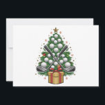 Golf Equipment Christmas Tree Christmas Golf Holiday Card<br><div class="desc">Golf Equipment Christmas Tree Christmas Golf</div>