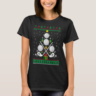Golf Equipment Christmas Tree Ugly Christmas Sweat T-Shirt