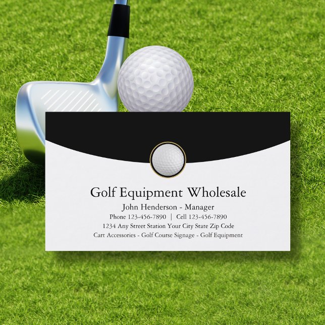 Golf Equipment Wholesale Business Cards (Creator Uploaded)