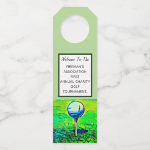 Golf Event Tournament Charity Bottle Hangers