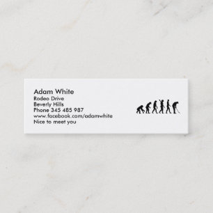 Golf evolution mini business card