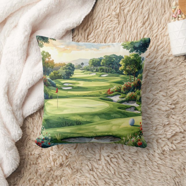 Golf Fairway and putting green Cushion (Blanket)