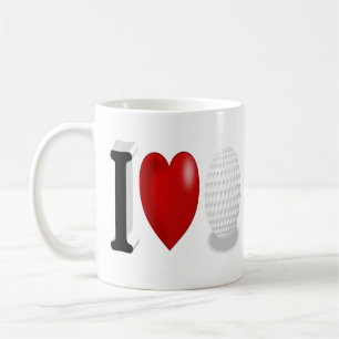 Golf Fan half text Coffee Mug