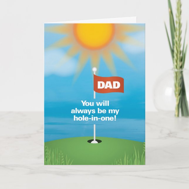 Golf Father's Day Card (Front)