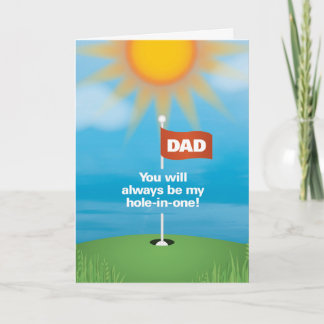 Golf Father's Day Card