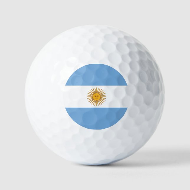 Golf / Flag / Bandera de Argentina Balls (Front)