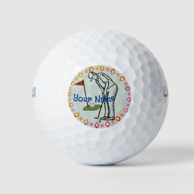 Golf Flag Golf Balls (Front)