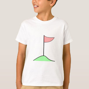 Golf Flag in hole T-Shirt
