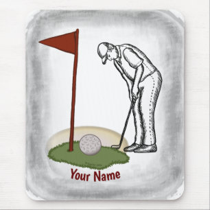 Golf Flag  Mouse Pad