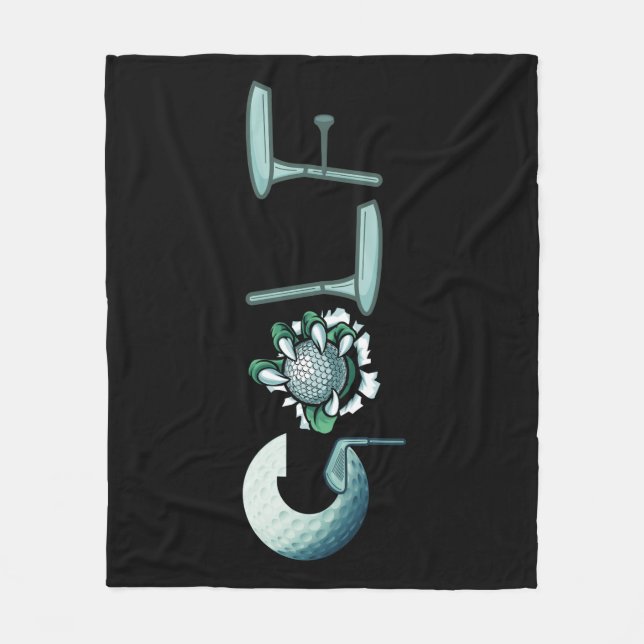 Golf Fleece Blanket (Front)
