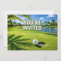 Golf Florida themed you are invited