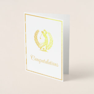 Golf  foil card