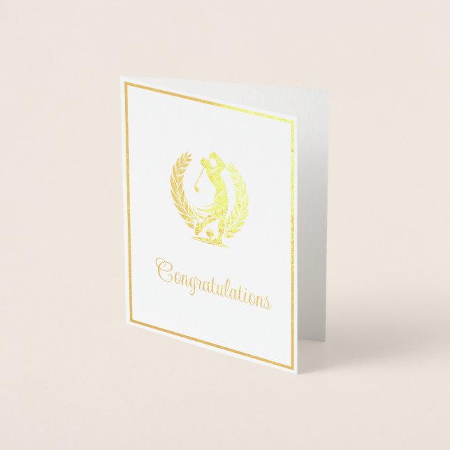 Golf  foil card (Front)