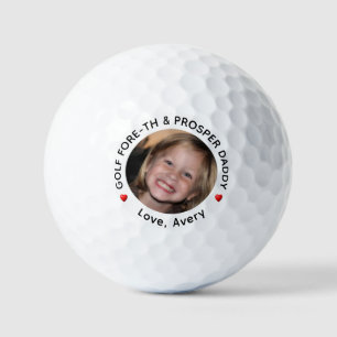 "Golf Fore-th & Prosper" Personalised Golf Balls