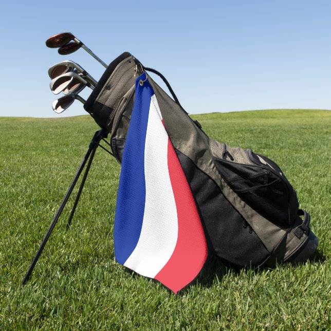 Golf France & French Flag, Golfing Paris / Sports Towel (Green)