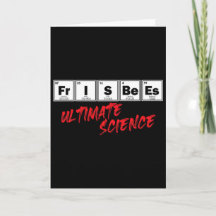 Golf Frisbees Ultimate Science Disc Periodic Table Card