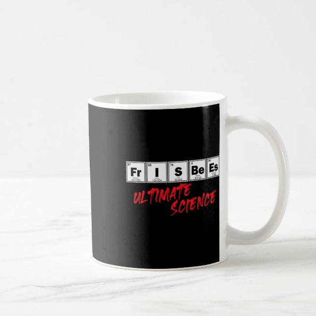 Golf Frisbees Ultimate Science Disc Periodic Table Coffee Mug (Right)