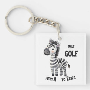 Golf from A to Z, Zebra Key Ring