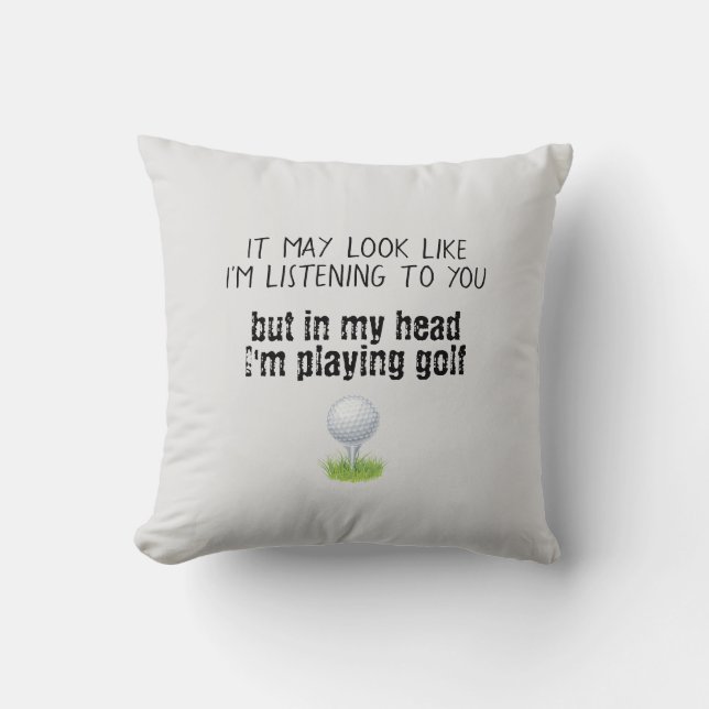Golf funny cushion (Front)
