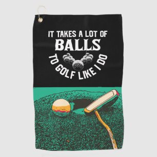 Golf Funny Golf saying For Golfer Towel