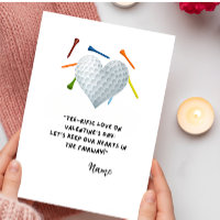 Golf Funny Quotes for Golfer Valentine's Day